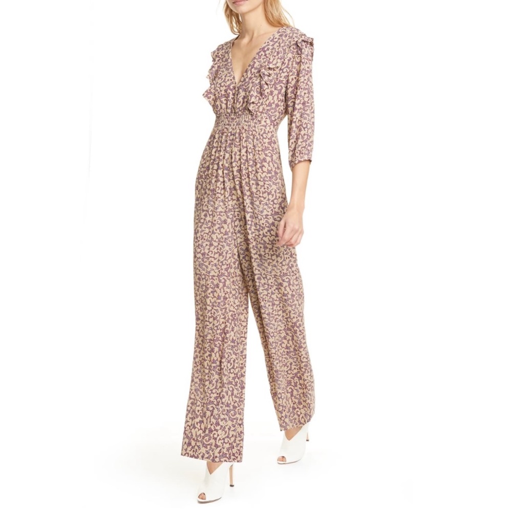 NEW ba&sh Cloy crepe Jumpsuit